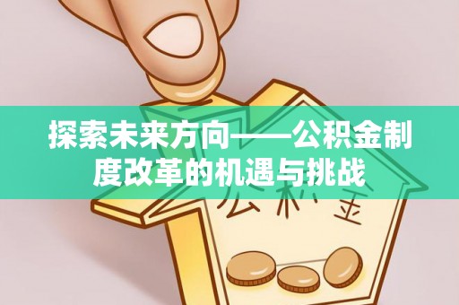 陆丰探索未来方向——公积金制度改革的机遇与挑战