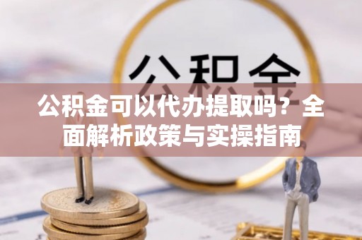 陆丰公积金可以代办提取吗？全面解析政策与实操指南