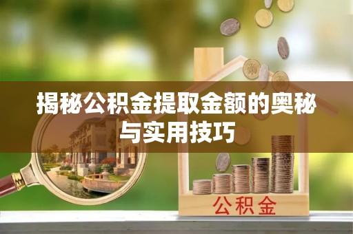 陆丰揭秘公积金提取金额的奥秘与实用技巧