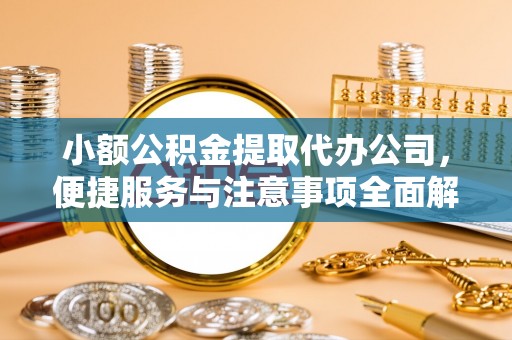 陆丰小额公积金提取代办公司，便捷服务与注意事项全面解析