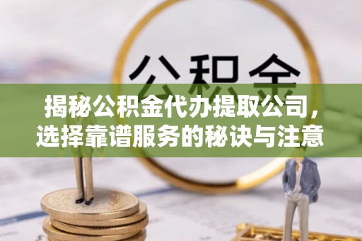 陆丰揭秘公积金代办提取公司，选择靠谱服务的秘诀与注意事项