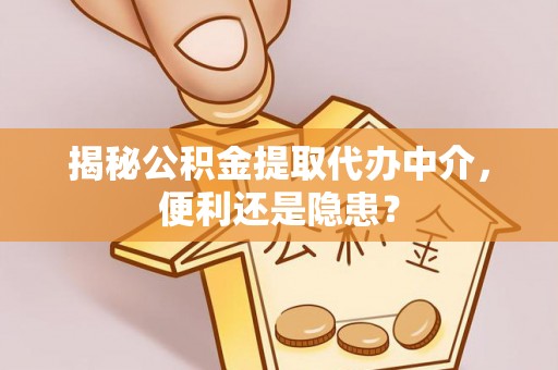 陆丰揭秘公积金提取代办中介，便利还是隐患？