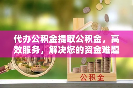 陆丰代办公积金提取公积金，高效服务，解决您的资金难题