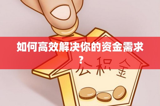陆丰如何高效解决你的资金需求？