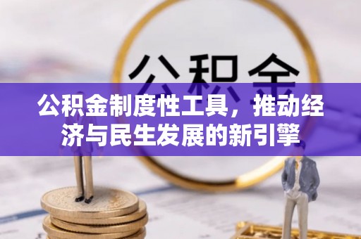 陆丰公积金制度性工具，推动经济与民生发展的新引擎