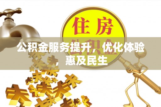 陆丰公积金服务提升，优化体验，惠及民生