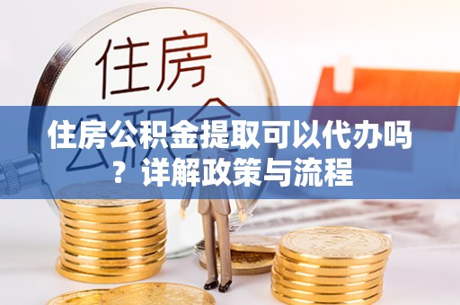 陆丰住房公积金提取可以代办吗？详解政策与流程