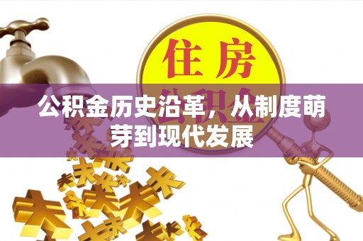 陆丰公积金历史沿革，从制度萌芽到现代发展