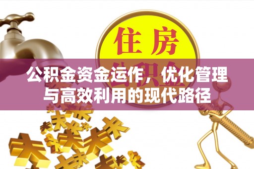 陆丰公积金资金运作，优化管理与高效利用的现代路径
