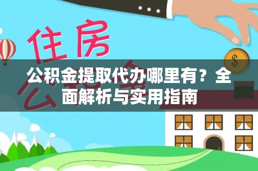 陆丰公积金提取代办哪里有？全面解析与实用指南