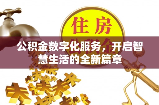 陆丰公积金数字化服务，开启智慧生活的全新篇章