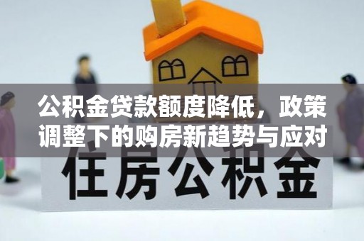 陆丰公积金贷款额度降低，政策调整下的购房新趋势与应对策略
