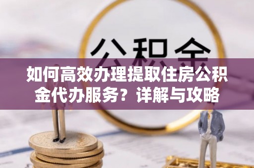 陆丰如何高效办理提取住房公积金代办服务？详解与攻略