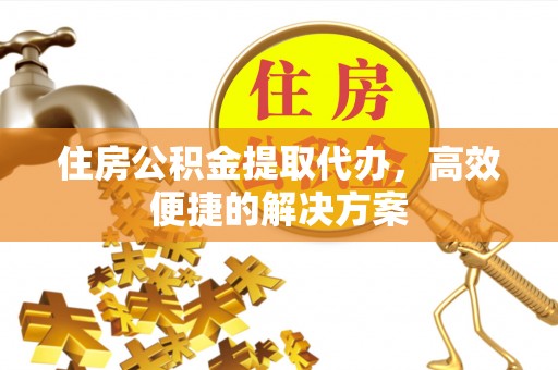 陆丰住房公积金提取代办，高效便捷的解决方案