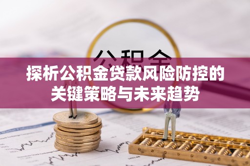 陆丰探析公积金贷款风险防控的关键策略与未来趋势