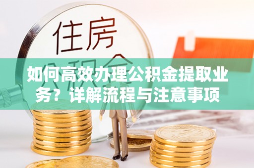 陆丰如何高效办理公积金提取业务？详解流程与注意事项