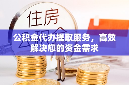 陆丰公积金代办提取服务，高效解决您的资金需求