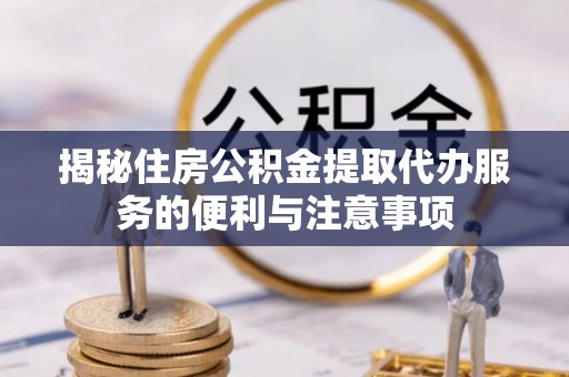 陆丰揭秘住房公积金提取代办服务的便利与注意事项