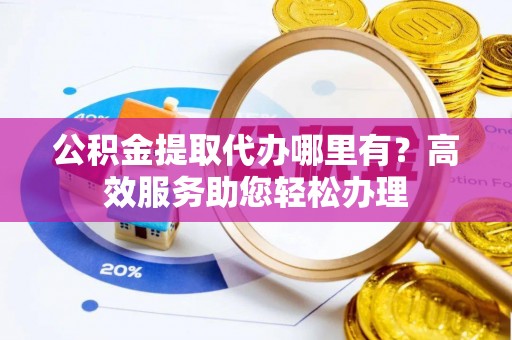 陆丰公积金提取代办哪里有？高效服务助您轻松办理