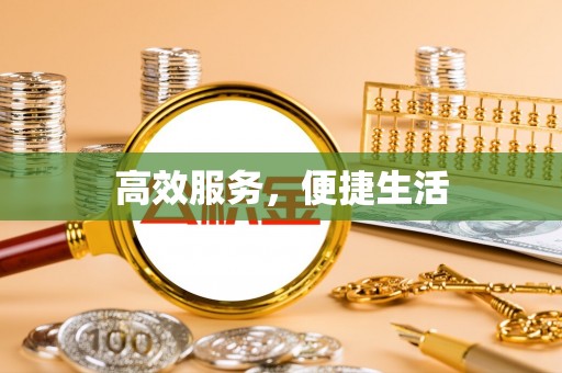 陆丰高效服务，便捷生活