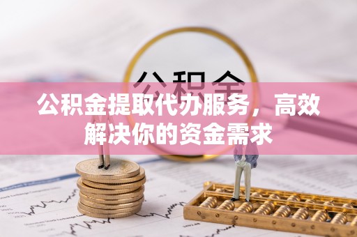 陆丰公积金提取代办服务，高效解决你的资金需求