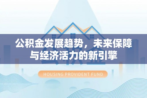 陆丰公积金发展趋势，未来保障与经济活力的新引擎
