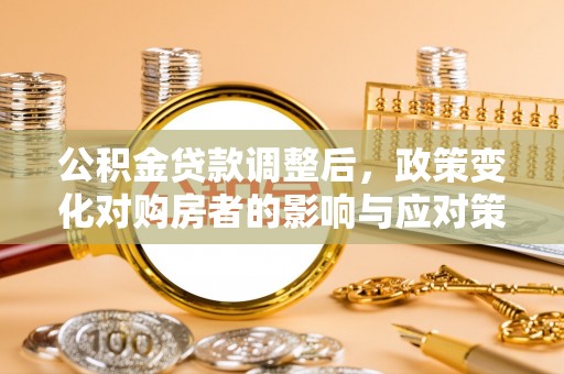 陆丰公积金贷款调整后，政策变化对购房者的影响与应对策略
