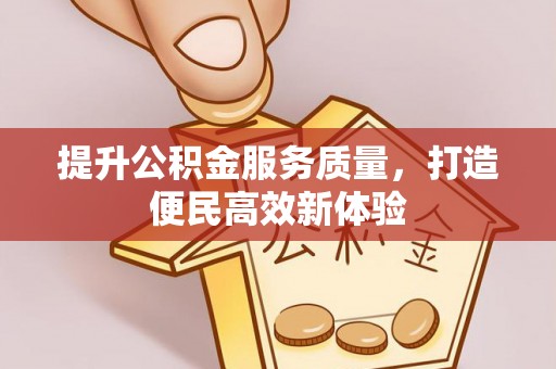 陆丰提升公积金服务质量，打造便民高效新体验