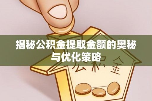 陆丰揭秘公积金提取金额的奥秘与优化策略