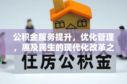陆丰公积金服务提升，优化管理，惠及民生的现代化改革之路