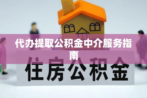 陆丰代办提取公积金中介服务指南