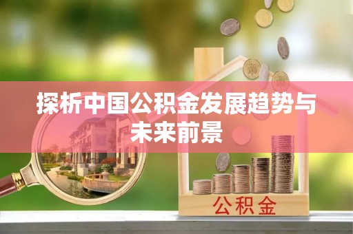 陆丰探析中国公积金发展趋势与未来前景