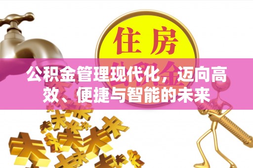 陆丰公积金管理现代化，迈向高效、便捷与智能的未来