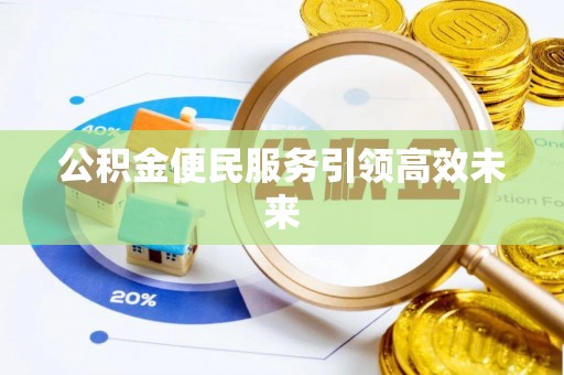 陆丰公积金便民服务引领高效未来