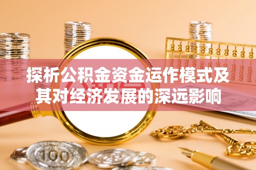 陆丰探析公积金资金运作模式及其对经济发展的深远影响