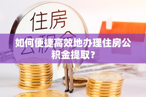 陆丰如何便捷高效地办理住房公积金提取？