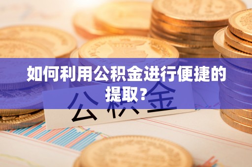 陆丰如何利用公积金进行便捷的提取？