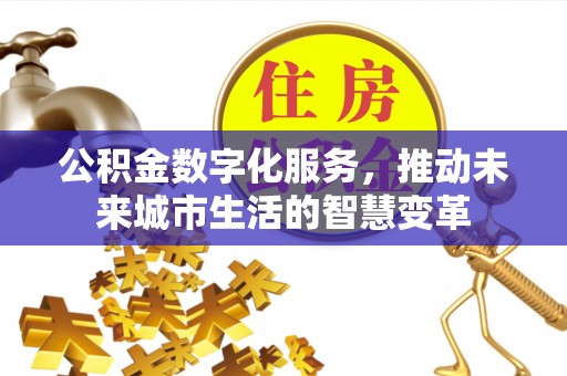 陆丰公积金数字化服务，推动未来城市生活的智慧变革